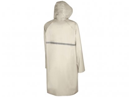 Дождевик со светоотражающей тесьмой Lanai, молочный