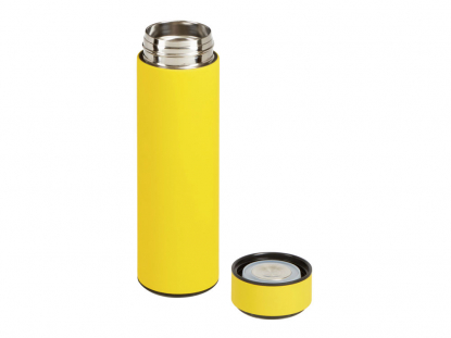 Вакуумный термос Module X с индикатором температуры, желтый