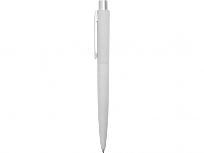 Ручка металлическая шариковая Lumos Stone, светло-серая, вид сбоку