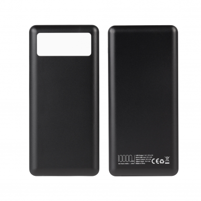 Зарядное устройство Lumos 10000 mAh с фонариком, черное