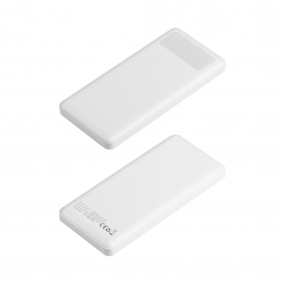 Зарядное устройство Lumos 10000 mAh с фонариком, белое