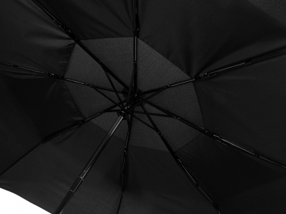Зонт складной Canopy с большим двойным куполом (d126 см), черный