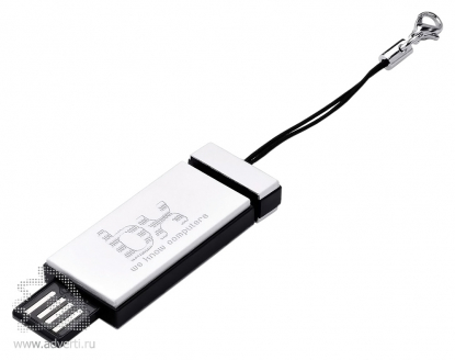 USB-флеш-карта Slide, черная