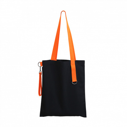 Шоппер Superbag black, оранжевый