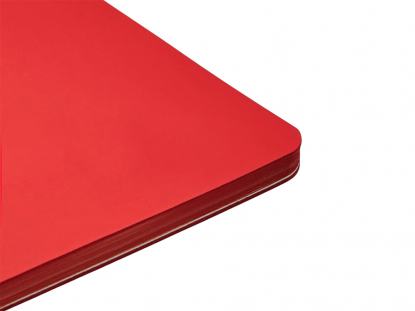 Блокнот А5 Одри софт-тач, красный