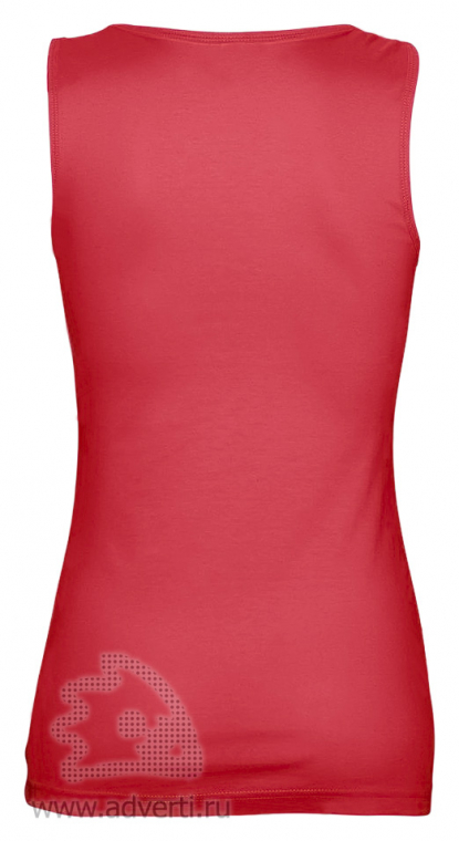 Майка Jane 150, женская, красная оборот