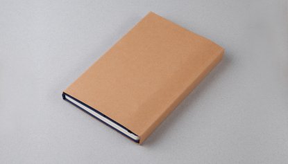 Блокнот с ручкой и вечным карандашом в пенале, с подставкой под смартфон, темно-синий