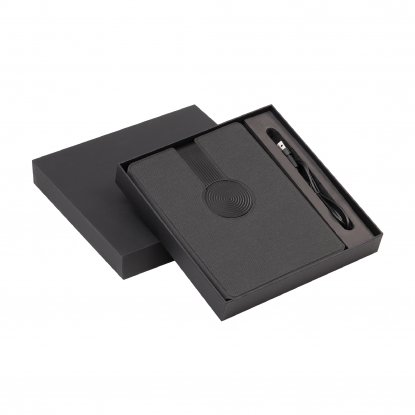 Папка А5 с беспроводным (10W) зарядным устройством 5000 mAh, с MagSafe и блокнотом