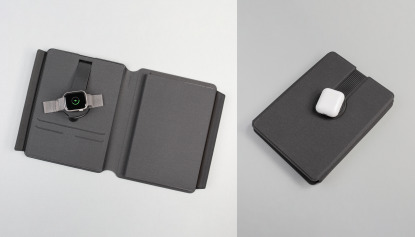 Папка А5 с беспроводным (10W) зарядным устройством 5000 mAh, с MagSafe и блокнотом