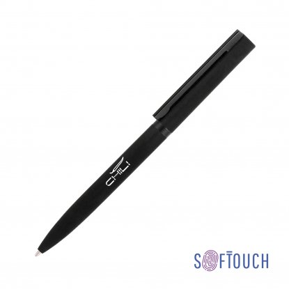 Ручка шариковая Sirius, soft touch, черная