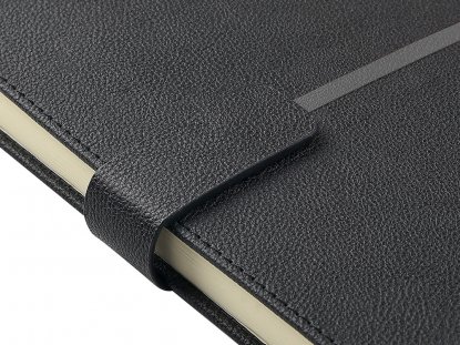 Ежедневник Lyon, недатированный А5, черный