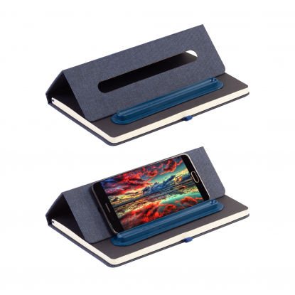 Блокнот Magnet с ручкой Trade на магните, с подставкой под смартфон