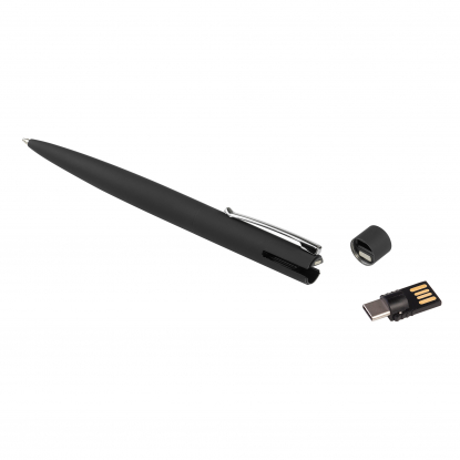 Ручка шариковая Secret с флеш-картой OTG 32Gb