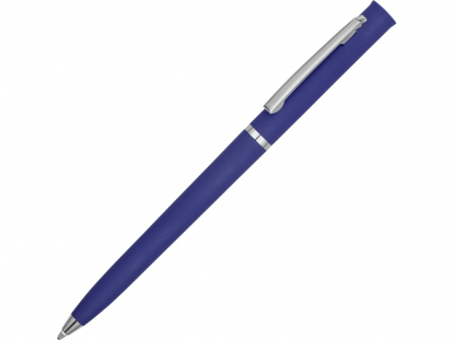 Ручка пластиковая шариковая Navi soft-touch, темно-синяя