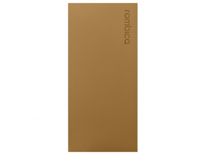 Внешний аккумулятор NEO ARIA, 10000 mAh, горчичный, вид сверху