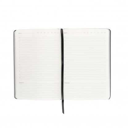 Ежедневник недатированный Турин, серый с черным