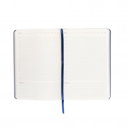 Ежедневник недатированный Турин, серый с синим