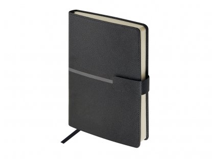 Ежедневник Lyon, недатированный А5, черный