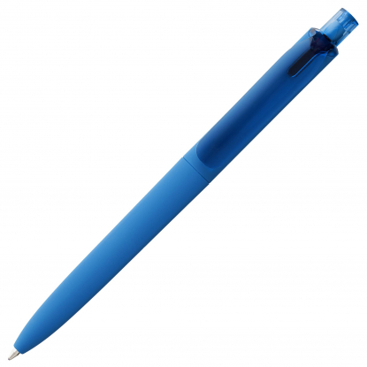 Ручка шариковая DS8 PRR-Т Soft Touch, голубая