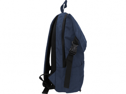 Водостойкий рюкзак Shed для ноутбука 15'', синий, вид сбоку