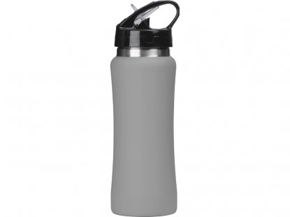 Бутылка для воды Bottle C1, soft touch, серая
