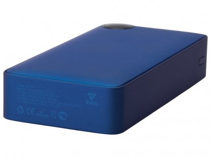 Внешний аккумулятор Mild Pro c быстрой зарядкой QC/PD, металлик soft-touch, 20 000 mAh, синий