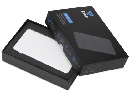 Портативное зарядное устройство Reserve с USB Type-C, 5000 mAh, белое, в коробке