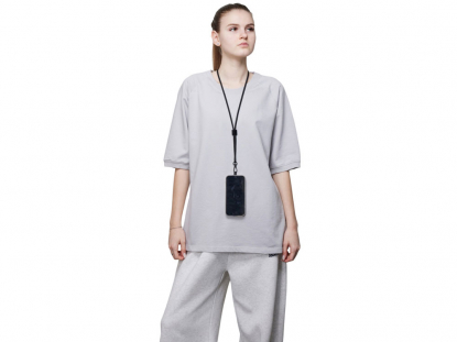 Ремешок на шею для телефона Риксо, черный