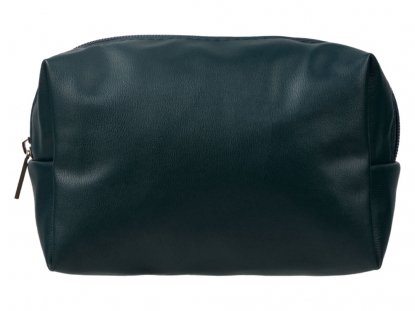 Косметичка из эко-кожи Enio, темно-синяя