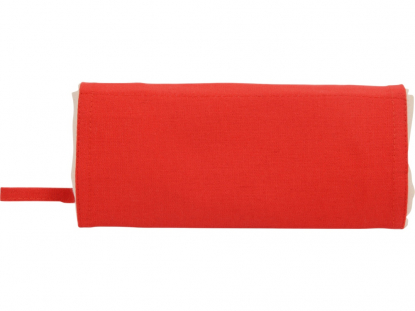 Складная хлопковая сумка для шопинга Gross с карманом, 180 г/м2, красная