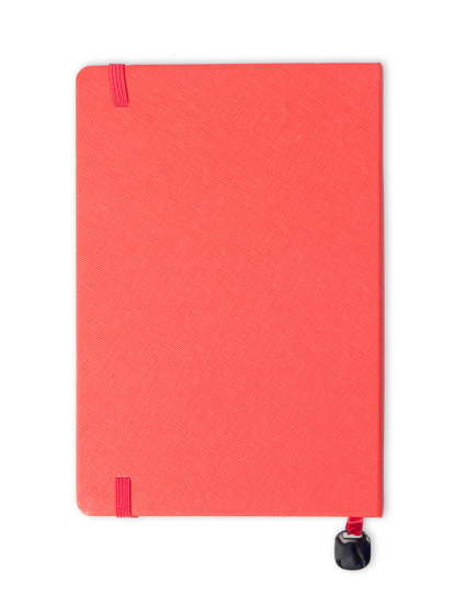 Ежедневник А5 в твердой обложке Pam, коралл
