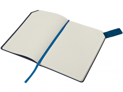 Блокнот А5 с магнитным клапаном в гибкой обложке Chaplin, синий