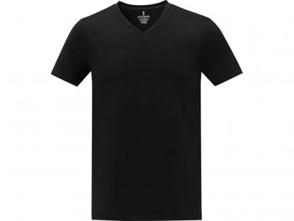 Футболка Somoto с V-образным вырезом, мужская, черная