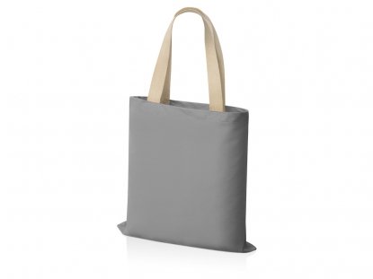 Сумка для шопинга Steady хлопковая с парусиновыми ручками, 260 г/м2, серая