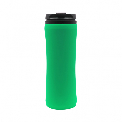 Термостакан Miora, зелёный, вид спереди