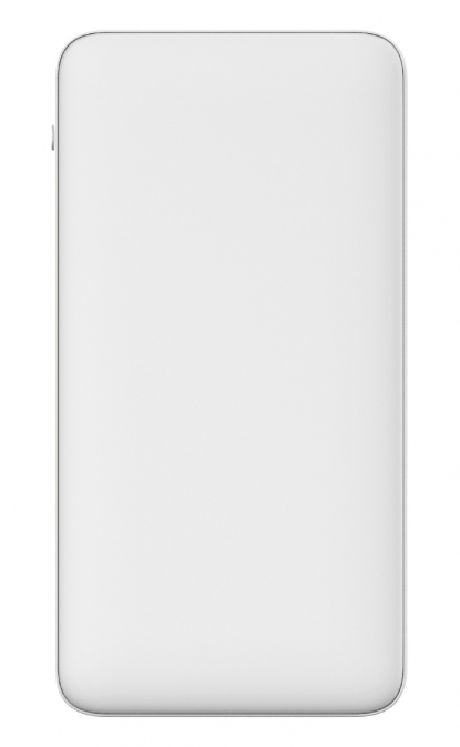 Внешний аккумулятор ENERGY SOFT, 10000 мА·ч, белый, вид сверху