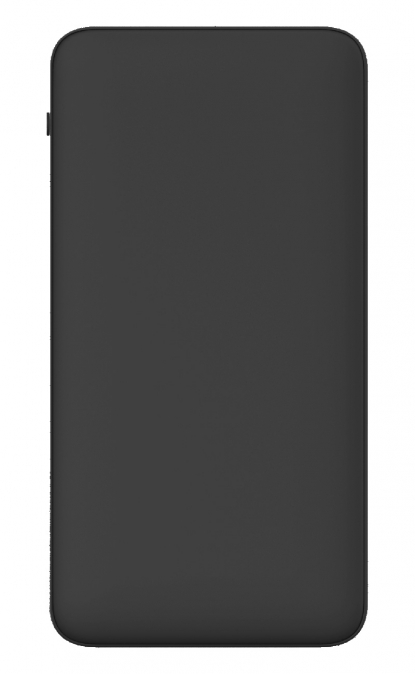 Внешний аккумулятор ENERGY SOFT, 10000 мА·ч, чёрный, вид сверху