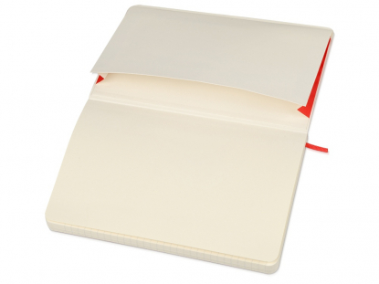 Записная книжка А5 Classic Soft, красная, открытая
