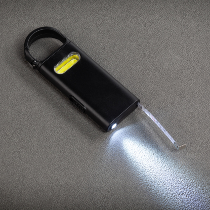 Фонарик Spark с рулеткой и карабином