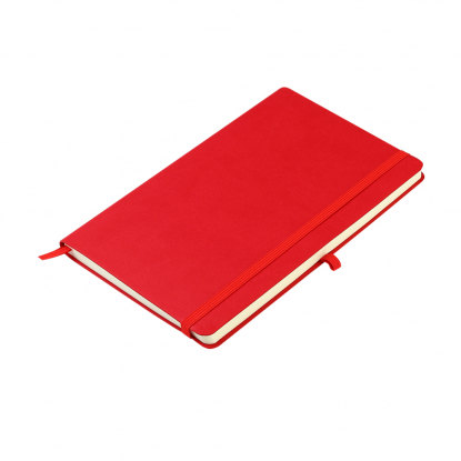 Блокнот Legato с линованными страницами, A5, красный