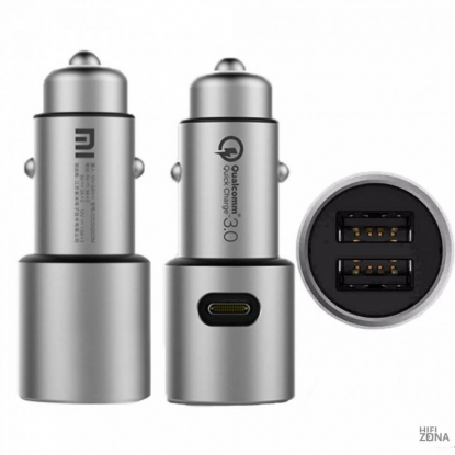 Автомобильное зарядное устройство Xiaomi Car Charger 2xUSB QC 3.0