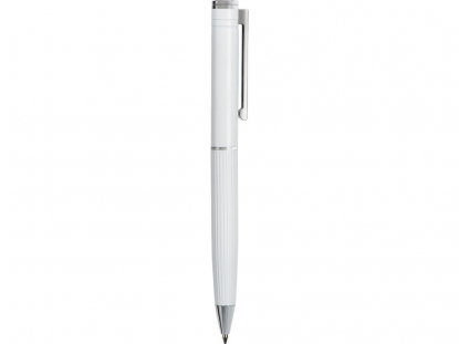 Ручка металлическая шариковая Monarch с анодированным слоем, белая