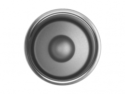 Вакуумная термокружка Noble с 360° крышкой-кнопкой, крафтовый тубус, черная