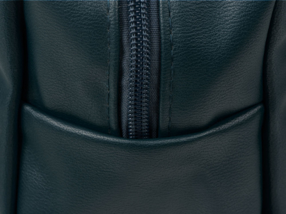 Косметичка из эко-кожи Enio, темно-синяя