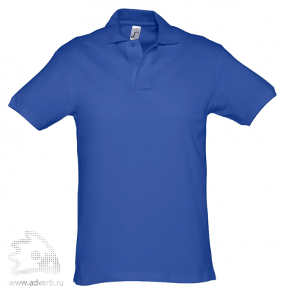 Рубашка поло Spirit 240, мужская, синяя