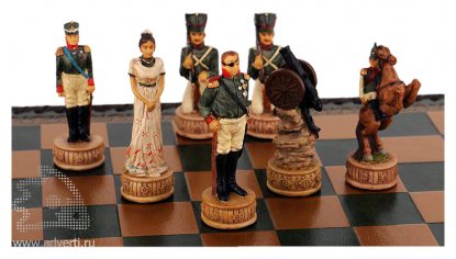 Сувенирные шахматы Бородино, примеры фигурок