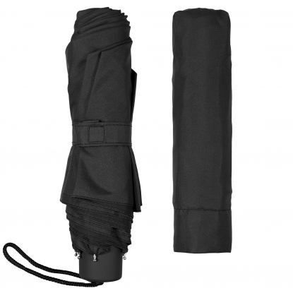 Зонт Unit Light, механический, 3 сложения, чёрный, с чехлом