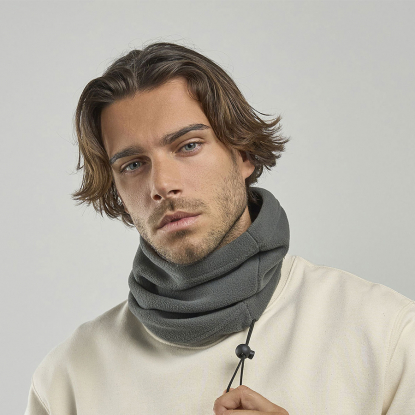 Шарф-бафф HOTTY-S с регулятором шнура, темно-серый