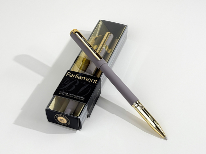 Ручка пластиковая шариковая Parliament, серая