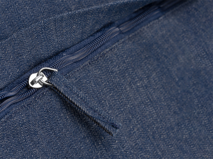 Сумка из переработанной джинсовой ткани Кирк с передним карманом на молнии